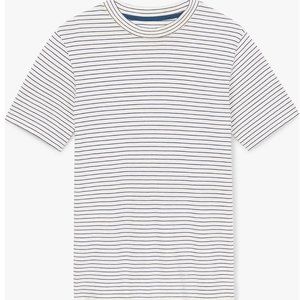 M.M. LaFleur - XL - The Leslie T-Shirt - Thin Striped Pima Cotton